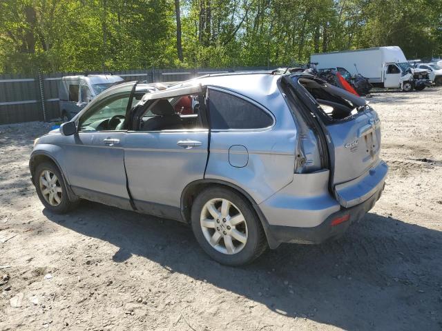 JHLRE48779C001548 - 2009 HONDA CR-V EXL BLUE photo 2