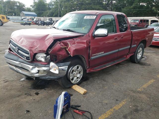 5TBRT34142S264625 - 2002 TOYOTA TUNDRA ACCESS CAB Բորդո լուսանկար 1