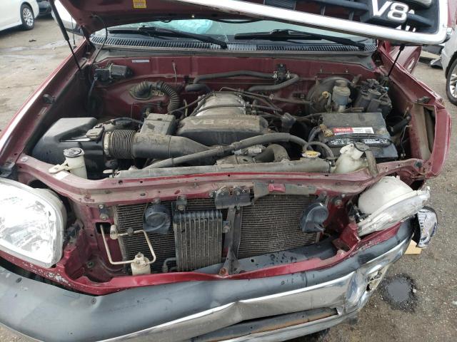 5TBRT34142S264625 - 2002 TOYOTA TUNDRA ACCESS CAB BURGUNDY photo 11