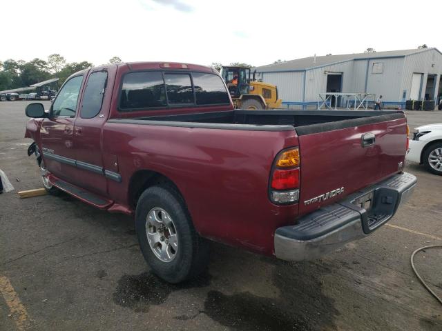 5TBRT34142S264625 - 2002 TOYOTA TUNDRA ACCESS CAB BURGUNDY photo 2