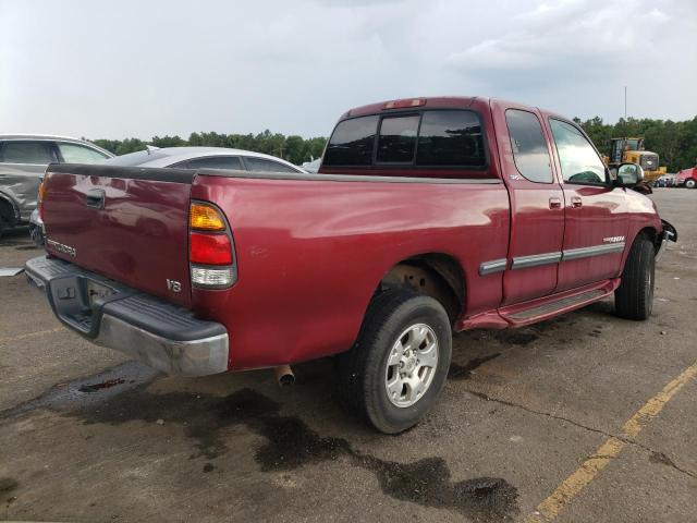 5TBRT34142S264625 - 2002 TOYOTA TUNDRA ACCESS CAB Բորդո լուսանկար 3