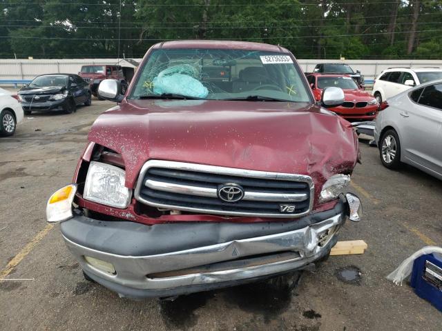 5TBRT34142S264625 - 2002 TOYOTA TUNDRA ACCESS CAB BURGUNDY photo 5