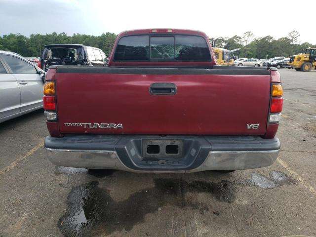 5TBRT34142S264625 - 2002 TOYOTA TUNDRA ACCESS CAB BURGUNDY photo 6