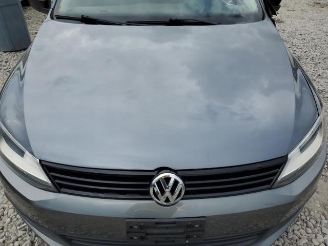 3VW2K7AJXCM392681 - 2012 VOLKSWAGEN JETTA BASE رمادي صورة 11