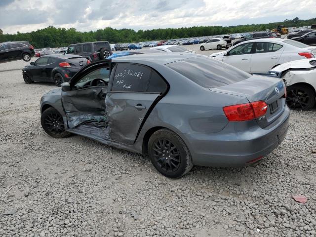 3VW2K7AJXCM392681 - 2012 VOLKSWAGEN JETTA BASE رمادي صورة 2