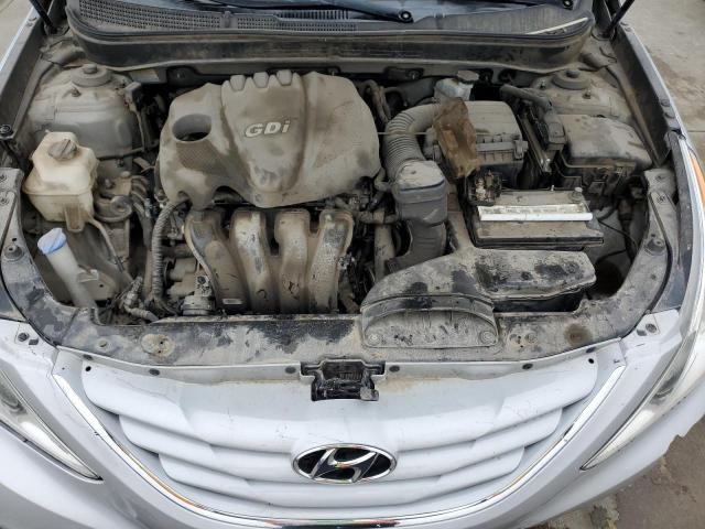 5NPEB4AC8DH792309 - 2013 HYUNDAI SONATA GLS SILVER photo 11