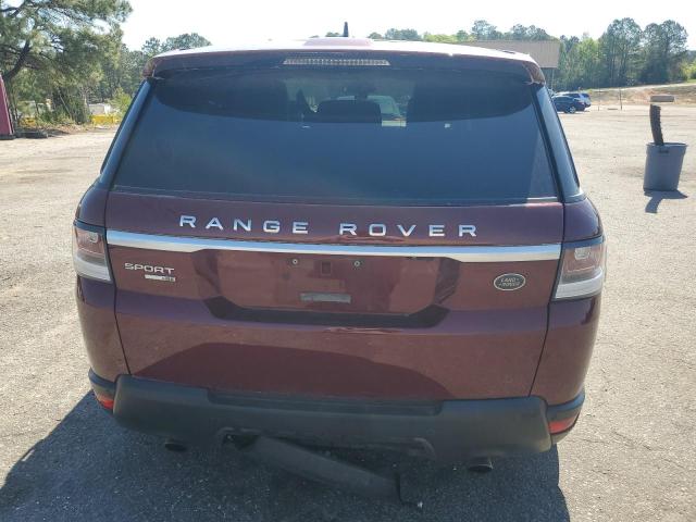 SALWR2VF6GA548395 - 2016 LAND ROVER RANGE ROVE HSE BURGUNDY photo 6