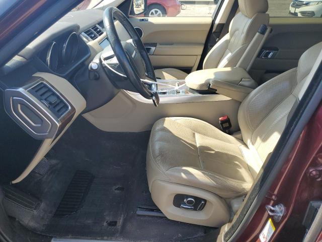 SALWR2VF6GA548395 - 2016 LAND ROVER RANGE ROVE HSE BURGUNDY photo 7