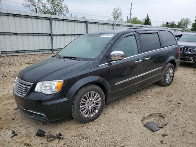 2C4RC1CG6DR634325 - 2013 CHRYSLER TOWN & COU TOURING L BLACK photo 1