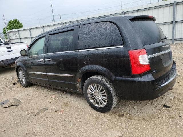 2C4RC1CG6DR634325 - 2013 CHRYSLER TOWN & COU TOURING L BLACK photo 2