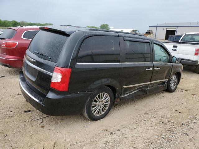 2C4RC1CG6DR634325 - 2013 CHRYSLER TOWN & COU TOURING L BLACK photo 3