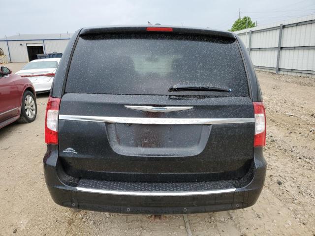 2C4RC1CG6DR634325 - 2013 CHRYSLER TOWN & COU TOURING L BLACK photo 6