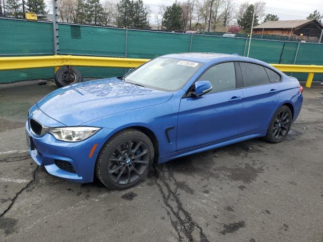 WBA4B3C50GG344205 - 2016 BMW 435 XI GRAN COUPE BLUE photo 1