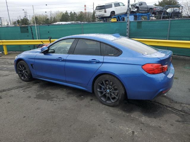 WBA4B3C50GG344205 - 2016 BMW 435 XI GRAN COUPE BLUE photo 2