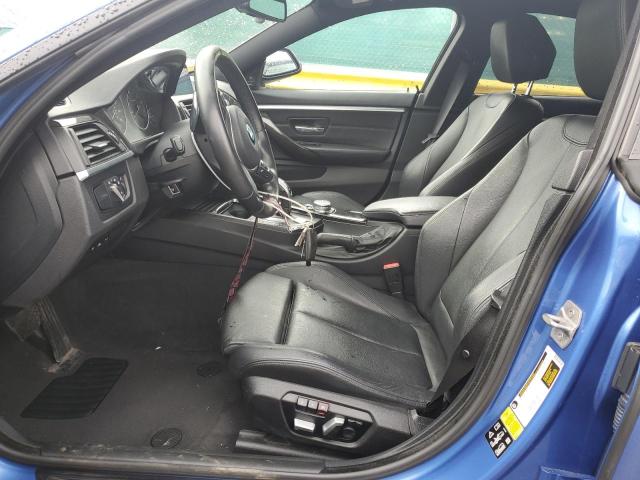 WBA4B3C50GG344205 - 2016 BMW 435 XI GRAN COUPE BLUE photo 7