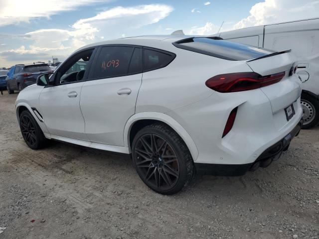 5YMCY0C08N9K52980 - 2022 BMW X6 M WHITE photo 2