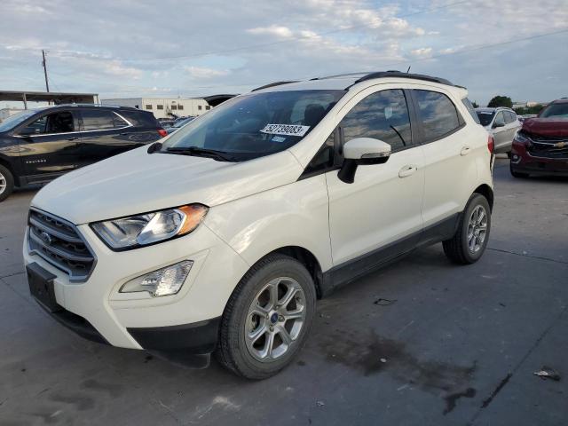 MAJ3S2GE2LC345396 - 2020 FORD ECOSPORT SE WHITE photo 1