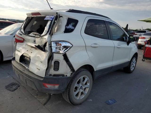MAJ3S2GE2LC345396 - 2020 FORD ECOSPORT SE WHITE photo 3