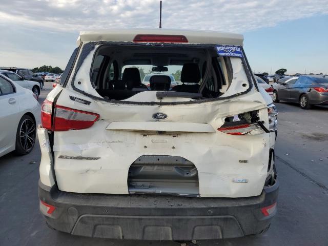 MAJ3S2GE2LC345396 - 2020 FORD ECOSPORT SE WHITE photo 6