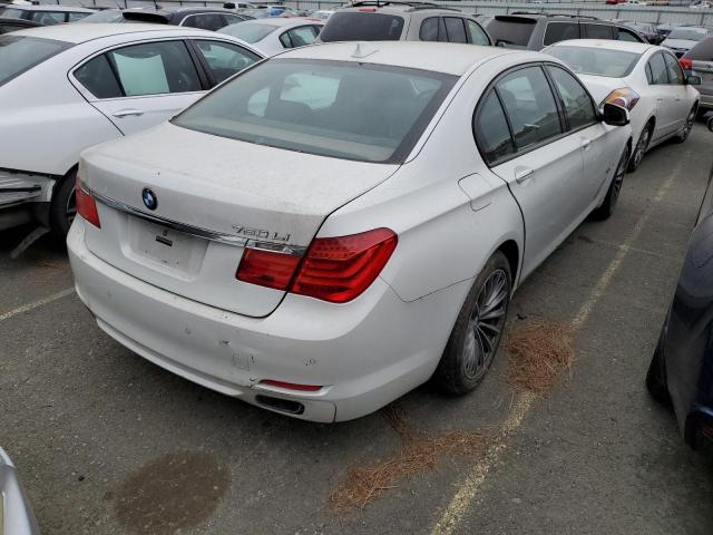 WBAKB83549CY60694 - 2009 BMW 7 SERIES LI WHITE photo 3