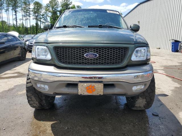 1FTRW07L81KF90119 - 2001 FORD F-150 SUPERCREW GRAY photo 5