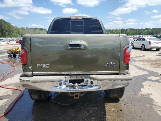 1FTRW07L81KF90119 - 2001 FORD F-150 SUPERCREW GRAY photo 6