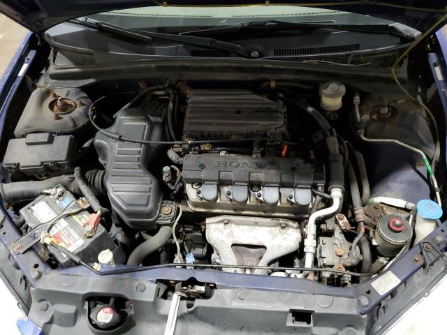 2HGES163X4H580867 - 2004 HONDA CIVIC DX VP Mavi foto 11