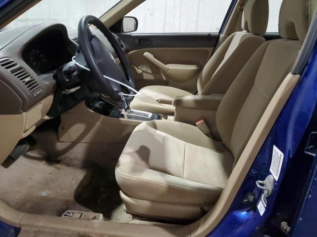 2HGES163X4H580867 - 2004 HONDA CIVIC DX VP Mavi foto 7
