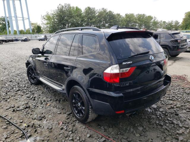 WBXPC9C45AWJ32391 - 2010 BMW X3 XDRIVE30I BLACK photo 2