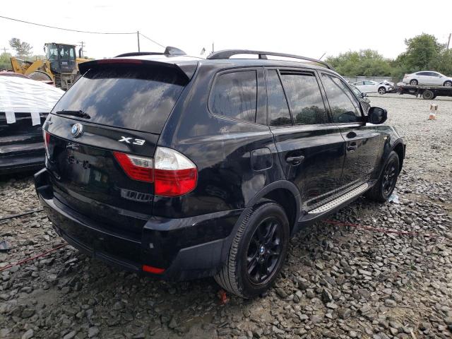 WBXPC9C45AWJ32391 - 2010 BMW X3 XDRIVE30I BLACK photo 3