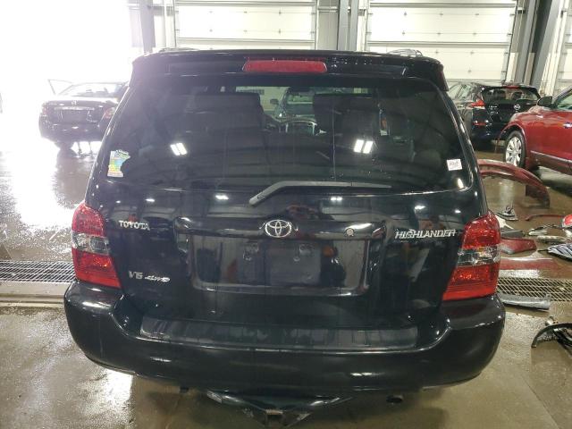 JTEEP21A760163351 - 2006 TOYOTA HIGHLANDER LIMITED BLACK photo 6