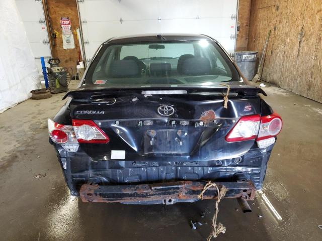 2T1BU4EE9BC697136 - 2011 TOYOTA COROLLA BASE BLACK photo 6