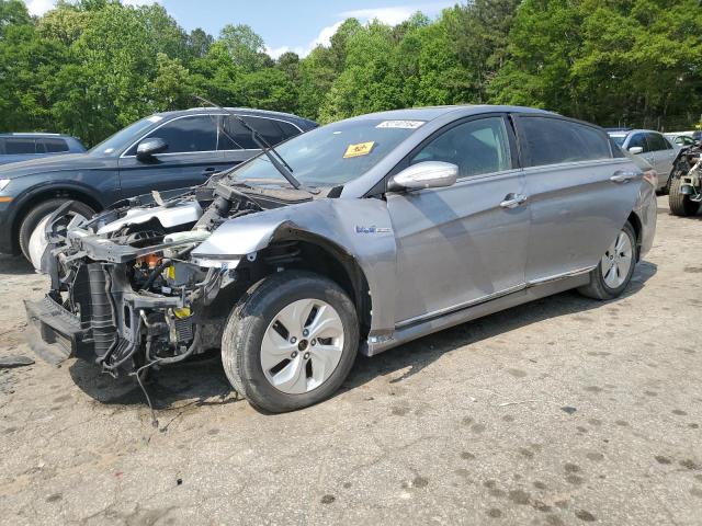 KMHEC4A47FA137408 - 2015 HYUNDAI SONATA HYBRID SILVER photo 1