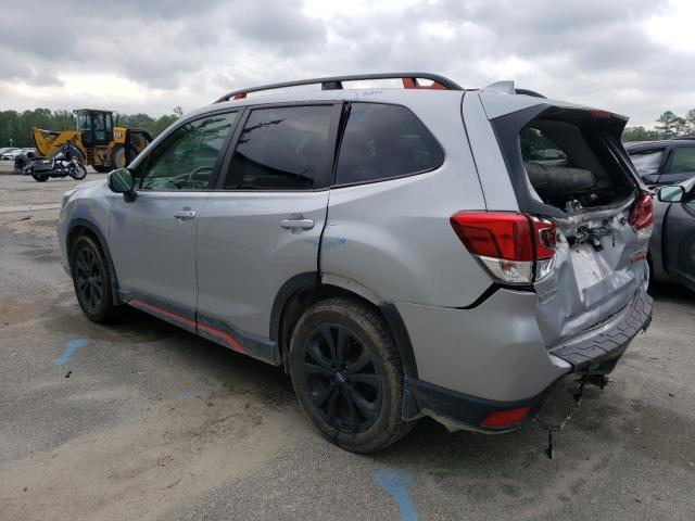 JF2SKAPC3KH449459 - 2019 SUBARU FORESTER SPORT SILVER photo 2