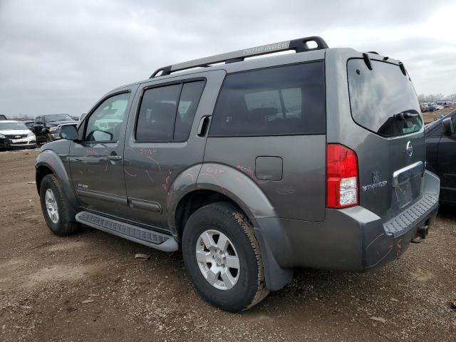 5N1AR18W45C773094 - 2005 NISSAN PATHFINDER LE ნაცრისფერი ფოტო 2