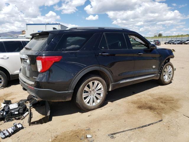 1FM5K8LC7NGB56843 - 2022 FORD EXPLORER KING RANCH BLACK photo 3