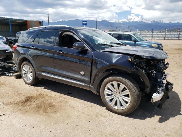 1FM5K8LC7NGB56843 - 2022 FORD EXPLORER KING RANCH BLACK photo 4