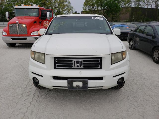 2HJYK165X6H501094 - 2006 HONDA RIDGELINE RTL WHITE photo 5