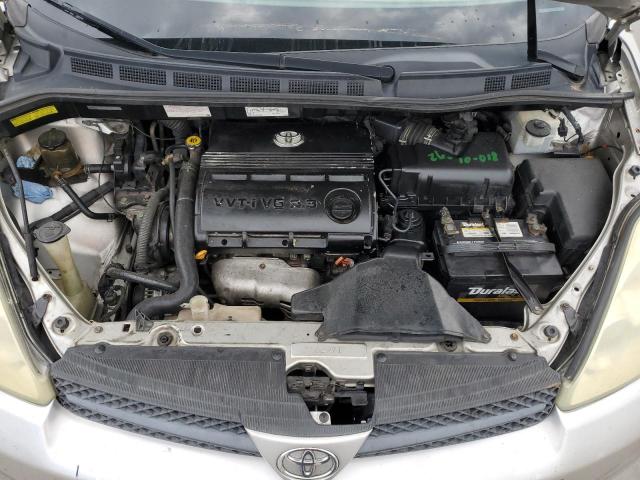 5TDZA23C94S098499 - 2004 TOYOTA SIENNA CE SILVER photo 12