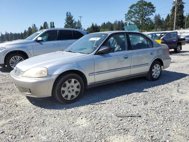 2HGEJ6616YH570227 - 2000 HONDA CIVIC BASE SILVER photo 1