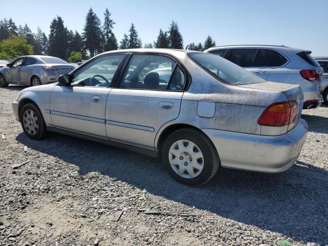 2HGEJ6616YH570227 - 2000 HONDA CIVIC BASE SILVER photo 2