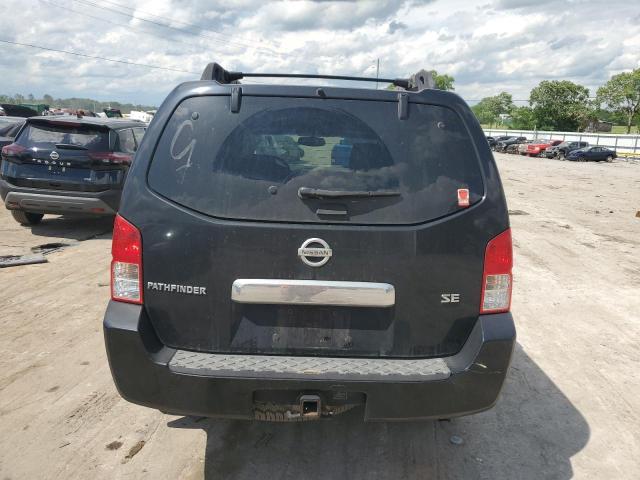 5N1AR18W45C770311 - 2005 NISSAN PATHFINDER LE 黑色 照片 6