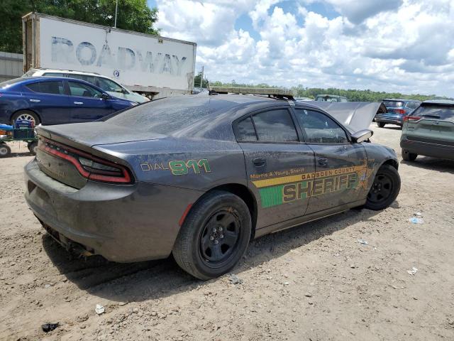 2C3CDXATXKH568066 - 2019 DODGE CHARGER POLICE GRAY photo 3