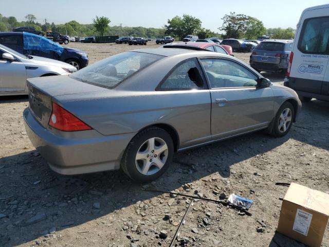 1HGEM22974L033147 - 2004 HONDA CIVIC EX GRAY photo 3