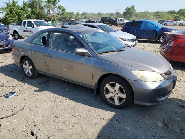 1HGEM22974L033147 - 2004 HONDA CIVIC EX GRAY photo 4