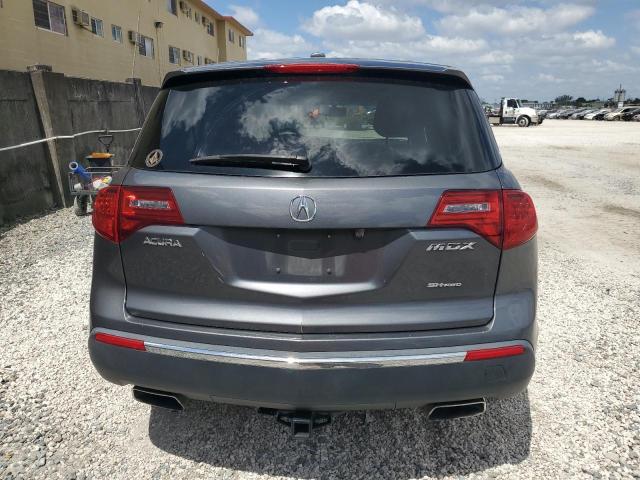 2HNYD2H21AH528100 - 2010 ACURA MDX GRAY photo 6