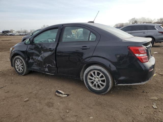 1G1JB5SH5H4140587 - 2017 CHEVROLET SONIC LS BLACK photo 2