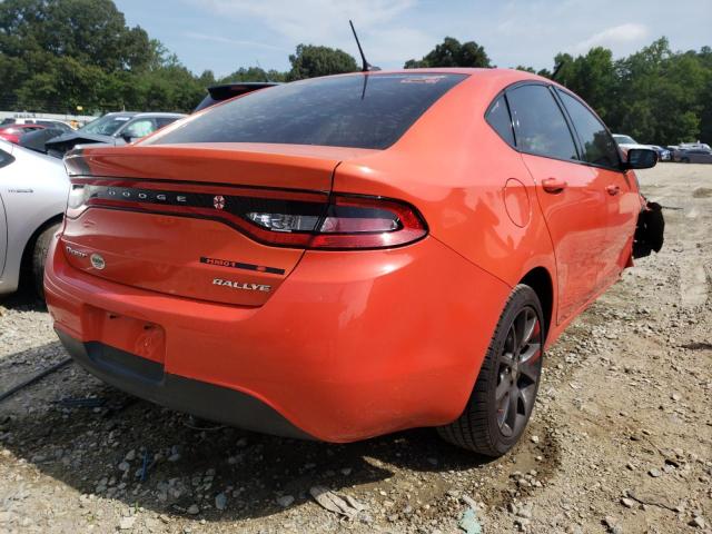 1C3CDFFA5GD820098 - 2016 DODGE DART SXT SPORT ORANGE photo 4