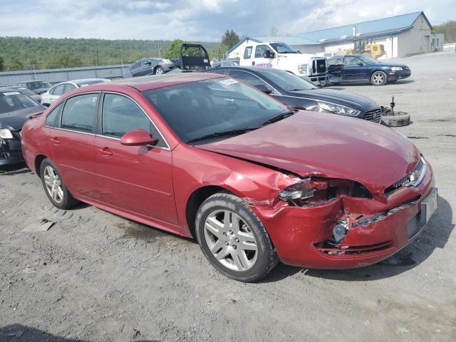 2G1WB5E37F1150990 - 2015 CHEVROLET IMPALA LIM LT RED photo 4