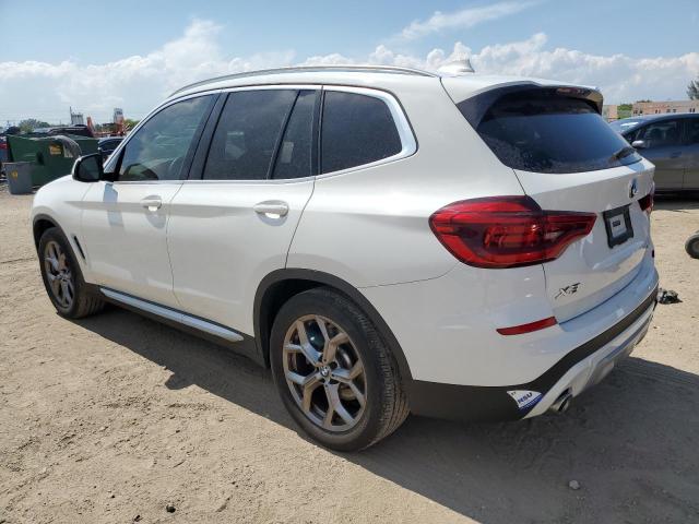 5UXTY3C06M9E24837 - 2021 BMW X3 SDRIVE30I WHITE photo 2